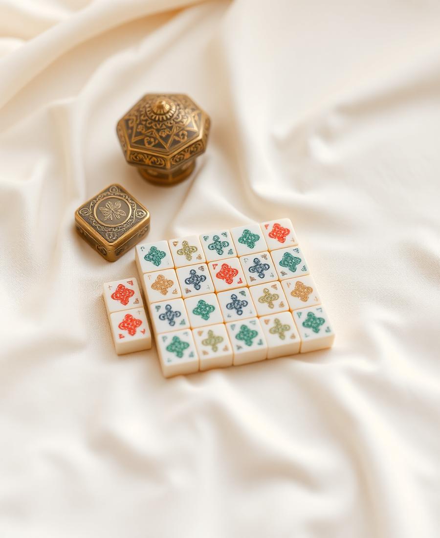 "Afternoon at the Sound" American Mahjong Tiles